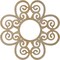 Ekena Millwork Cohen Wood Fretwork Pierced Ceiling Medallion, Hickory, 28"OD x 9 5/8"ID x 3/8"T CMWP28X28X0375COHI - alternate 3